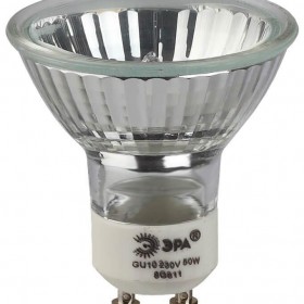 Лампа галогенная ЭРА GU10 35W 2700K прозрачная GU10-JCDR (MR16) -35W-230V C0027385 