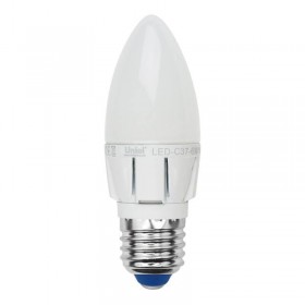 Лампа светодиодная диммируемая Uniel E27 6W 4500K матовая LED-C37-6W/NW/E27/FR/DIM 08689 
