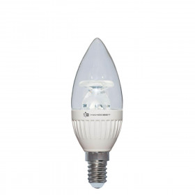 Лампа светодиодная диммируемая Наносвет E14 6,5W 2700K прозрачная LC-CDCL-D-6.5/E14/827 L230 