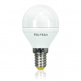 Лампа светодиодная диммируемая Voltega E14 6W 2800К матовая VG2-G2E14warm6W-D 5493 
