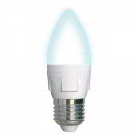 Лампа светодиодная диммируемая Uniel E27 7W 4000K матовая LED-C37 7W/4000K/E27/FR/DIM PLP01WH UL-00004295 