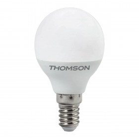 Лампа светодиодная диммируемая Thomson E14 6W 4000K шар матовая TH-B2154 