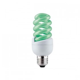 Лампа энергосберегающая Paulmann Е27 15W зеленая 88089 