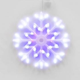 Подвесной светодиодный светильник «Снежинка » Uniel ULD-H4040-048/DTA MULTI IP20 SNOWFLAKE UL-00001403 