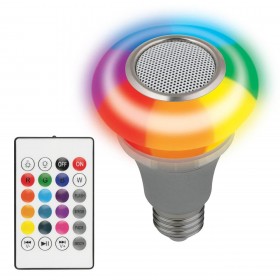 Светодиодный светильник-проектор Volpe Disko ULI-Q340 5W/RGB/E27 Silver UL-00003997 