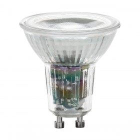 Лампа светодиодная диммируемая Eglo GU10 5W 3000K прозрачная 11575 